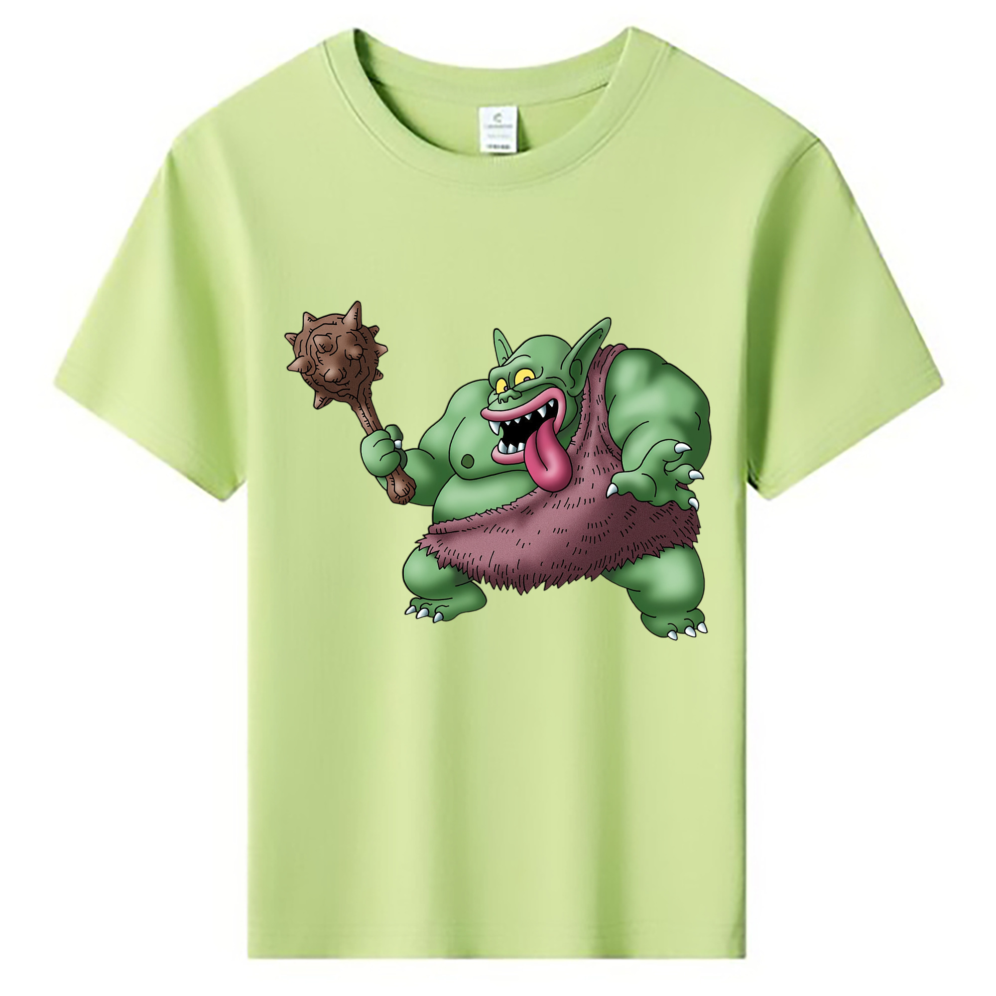 （画像用） ドラゴンクエスト Doragon Kuesuto Dragon Quest 綿100％キッズTシャツ（フロントプリント）